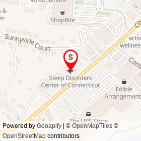 Sleep Disorders Center of Connecticut on Cherry Street, Milford Connecticut - location map