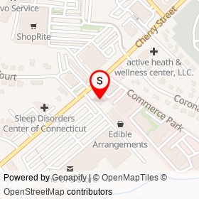 St. Vincent's Milford Health & Wellness Center Urgent Care on Cherry Street, Milford Connecticut - location map