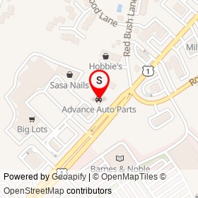 Advance Auto Parts on Boston Post Road, Milford Connecticut - location map