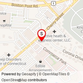Milford High Tech Auto Sales & Service on Commerce Park, Milford Connecticut - location map