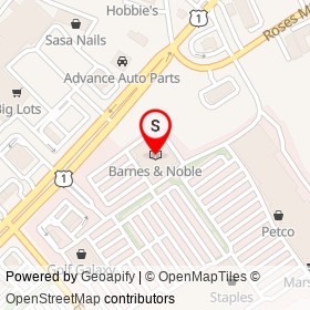Barnes & Noble on Boston Post Road, Milford Connecticut - location map