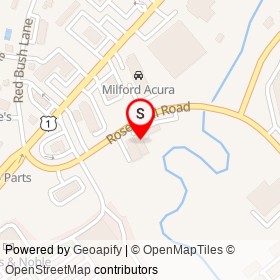 Penzoil Quick Lube on Roses Mill Road, Milford Connecticut - location map
