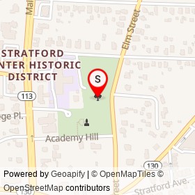 Stratford Center Historic District on , Stratford Connecticut - location map