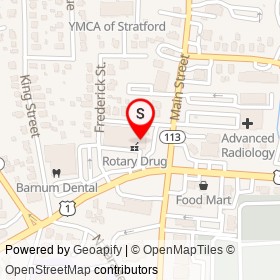 Chase on Curtis Place, Stratford Connecticut - location map