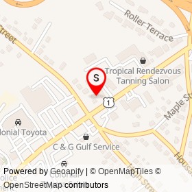 USA Fuel on Boston Post Road, Milford Connecticut - location map