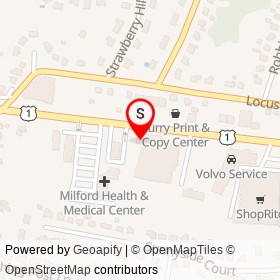 Dunkin' on Boston Post Road, Milford Connecticut - location map