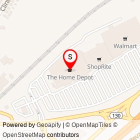 The Home Depot on Barnum Avenue, Stratford Connecticut - location map