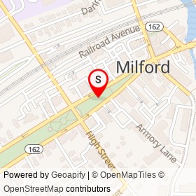 Milford Green on , Milford Connecticut - location map