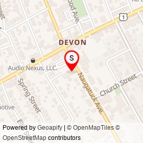 Nails Pro on Naugatuck Avenue, Milford Connecticut - location map