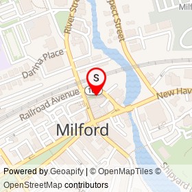 Milford on , Milford Connecticut - location map