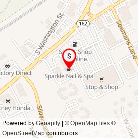 Sparkle Nail & Spa on Bridgeport Avenue, Milford Connecticut - location map
