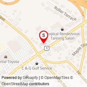 Ginko Health Spa on Boston Post Road, Milford Connecticut - location map