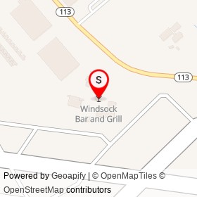 Windsock Bar and Grill on Main Street, Stratford Connecticut - location map