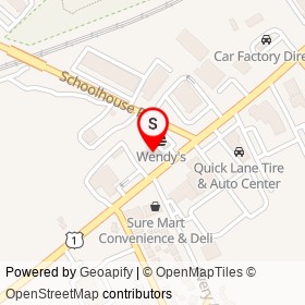 Napoli Motors on Bridgeport Avenue, Milford Connecticut - location map