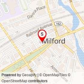 Milford Bank on South Broad Street, Milford Connecticut - location map