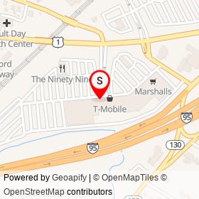 Villa Pizza on I 95, Stratford Connecticut - location map