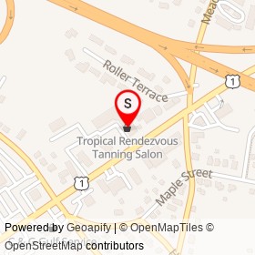 Tropical Rendezvous Tanning Salon on Boston Post Road, Milford Connecticut - location map