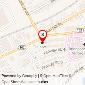 Carvel on Bridgeport Avenue, Milford Connecticut - location map