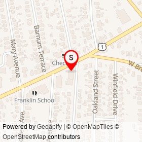 Fred's Auto on Barnum Avenue, Stratford Connecticut - location map