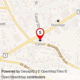 Carvel on Broadbridge Avenue, Stratford Connecticut - location map