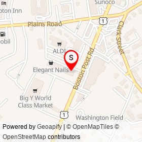 Dillon's Florist on Boston Post Road, Milford Connecticut - location map