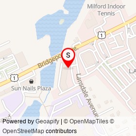 Honeyspot Pizza on Lansdale Avenue, Milford Connecticut - location map