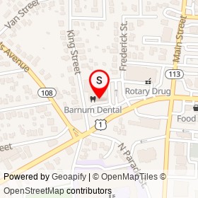 Bella Napoli on Barnum Avenue, Stratford Connecticut - location map
