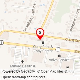 Rocky's Barber Shop on Boston Post Road, Milford Connecticut - location map
