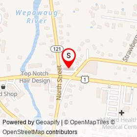 Tony's Pizza on Boston Post Road, Milford Connecticut - location map