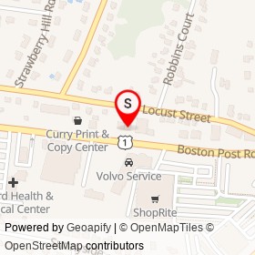 Mac n' Out on Boston Post Road, Milford Connecticut - location map