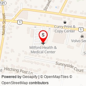Milford Health & Medical Center on Boston Post Road, Milford Connecticut - location map