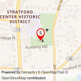 No Name Provided on Academy Hill, Stratford Connecticut - location map