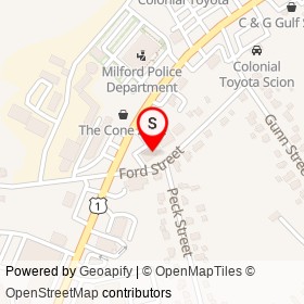 Cheri's Barber Shop on Boston Post Road, Milford Connecticut - location map
