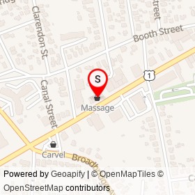 Massage on Barnum Avenue, Stratford Connecticut - location map