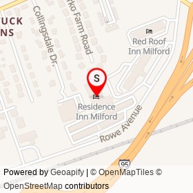 Residence Inn Milford on Rowe Avenue, Milford Connecticut - location map