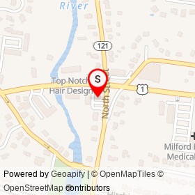 Patriot Bank on Boston Post Road, Milford Connecticut - location map