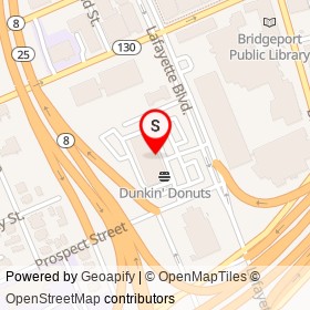 Bob's Discount Furniture on Prospect Street, Bridgeport Connecticut - location map