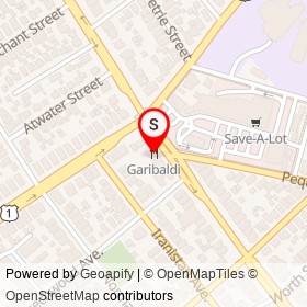Garibaldi on Park Avenue, Bridgeport Connecticut - location map