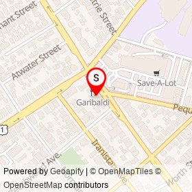 Golden Nails on Park Avenue, Bridgeport Connecticut - location map