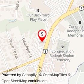 Walgreens on Kings Highway East, Fairfield Connecticut - location map