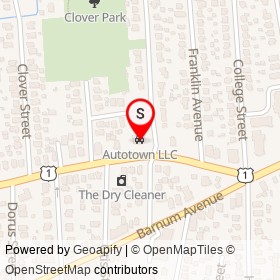 Autotown LLC on Barnum Avenue, Stratford Connecticut - location map