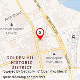 Golden Hill Historic District on , Bridgeport Connecticut - location map
