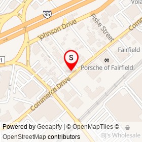 Santa on Commerce Drive, Fairfield Connecticut - location map