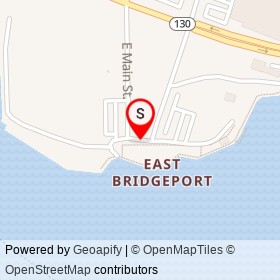 The Boca Oyster Bar on East Main Street, Bridgeport Connecticut - location map