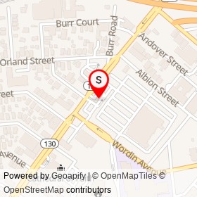 Popeyes on Fairfield Avenue, Bridgeport Connecticut - location map
