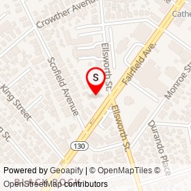 Dunkin' on Fairfield Avenue, Bridgeport Connecticut - location map