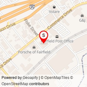 Audi Fairfield on Commerce Drive, Bridgeport Connecticut - location map