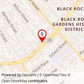 Black Rock Package Store on Fairfield Avenue, Bridgeport Connecticut - location map