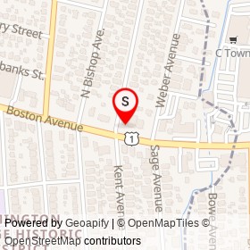 Eagle Nails on Boston Avenue, Stratford Connecticut - location map