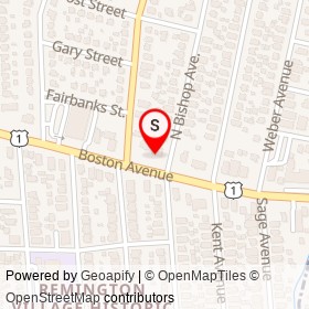 Blue Flame Muffler Center on Boston Avenue, Bridgeport Connecticut - location map
